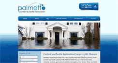 Desktop Screenshot of palmettotextilerestoration.com